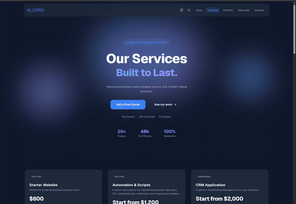Web Services Platform